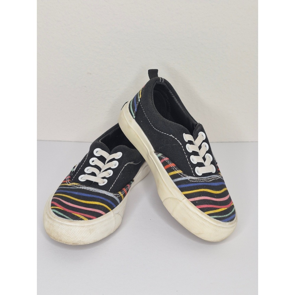 Kids Hurley Suma-T Slip On Sneakers Rainbow Kidcore Casual Classic Black Size 10